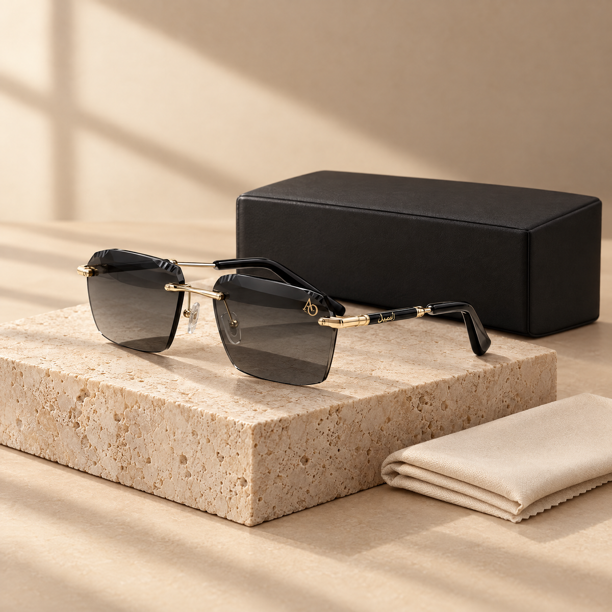 Fahd sunglasses with case and cleaning cloth