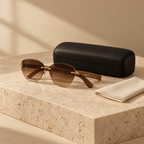 Rawan sunglasses with case and cleaning cloth