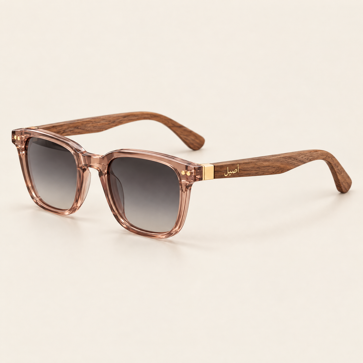 Zayd sunglasses, three-quarter view